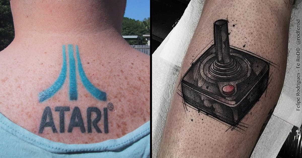 These Classic Atari Tattoos Will Hold Up Better Than 1970s