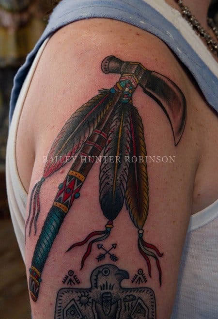 18 Deadly Tomahawk Tattoos | Tattoodo