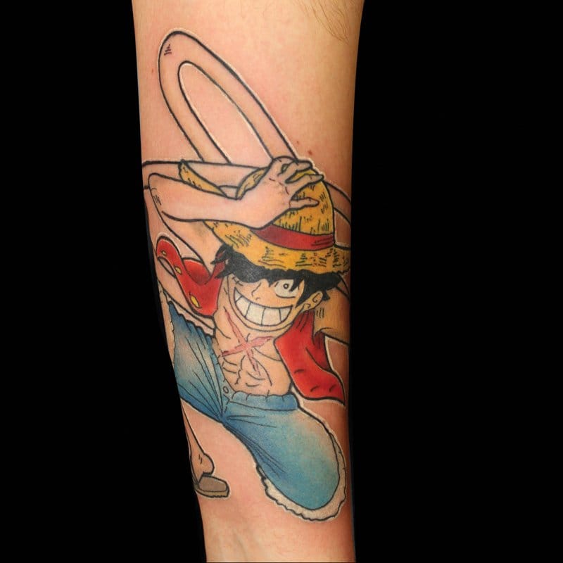 35 Awesome One  Piece  Tattoos  For The Straw Hat Pirates 