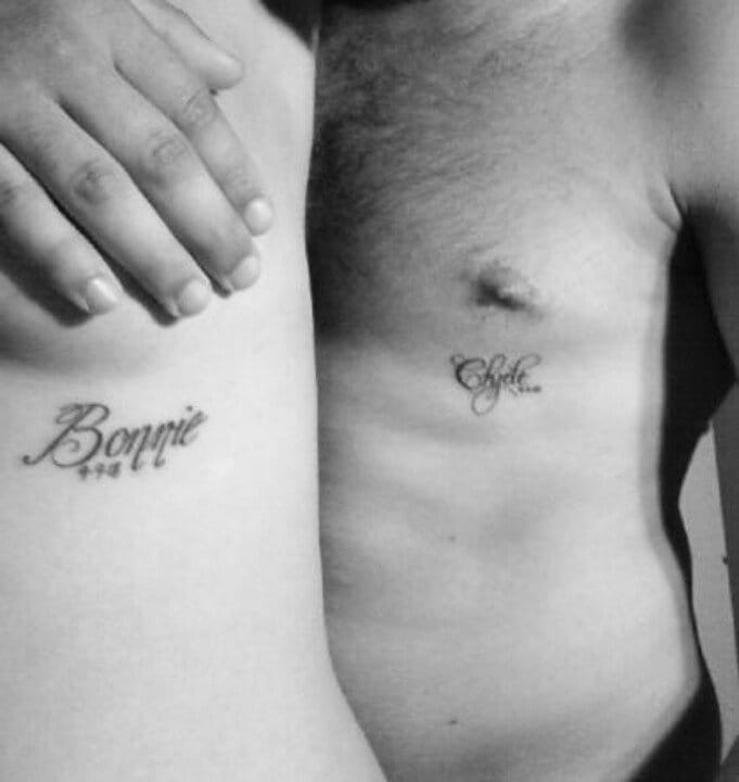 15 Bonnie And Clyde Tattoos For Badass Couples Tattoodo