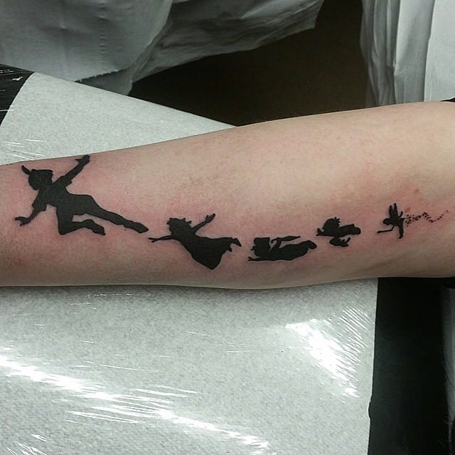 27 Minimalist Peter Pan Tattoos to Remind You to Never Grow Up | Tattoodo