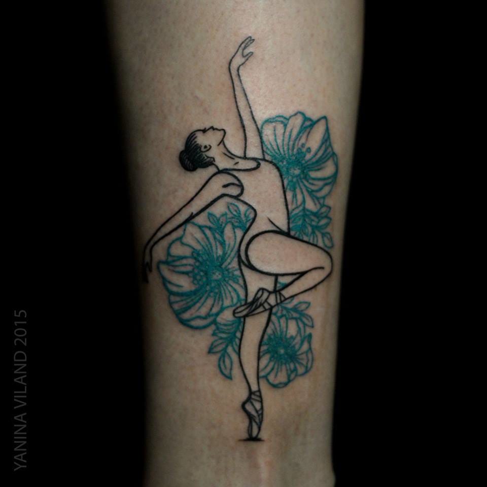 15 Graceful Ballerina Tattoos | Tattoodo