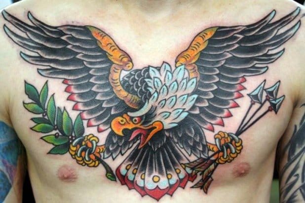 14 Front Pieces: Powerful Eagle Tattoos | Tattoodo