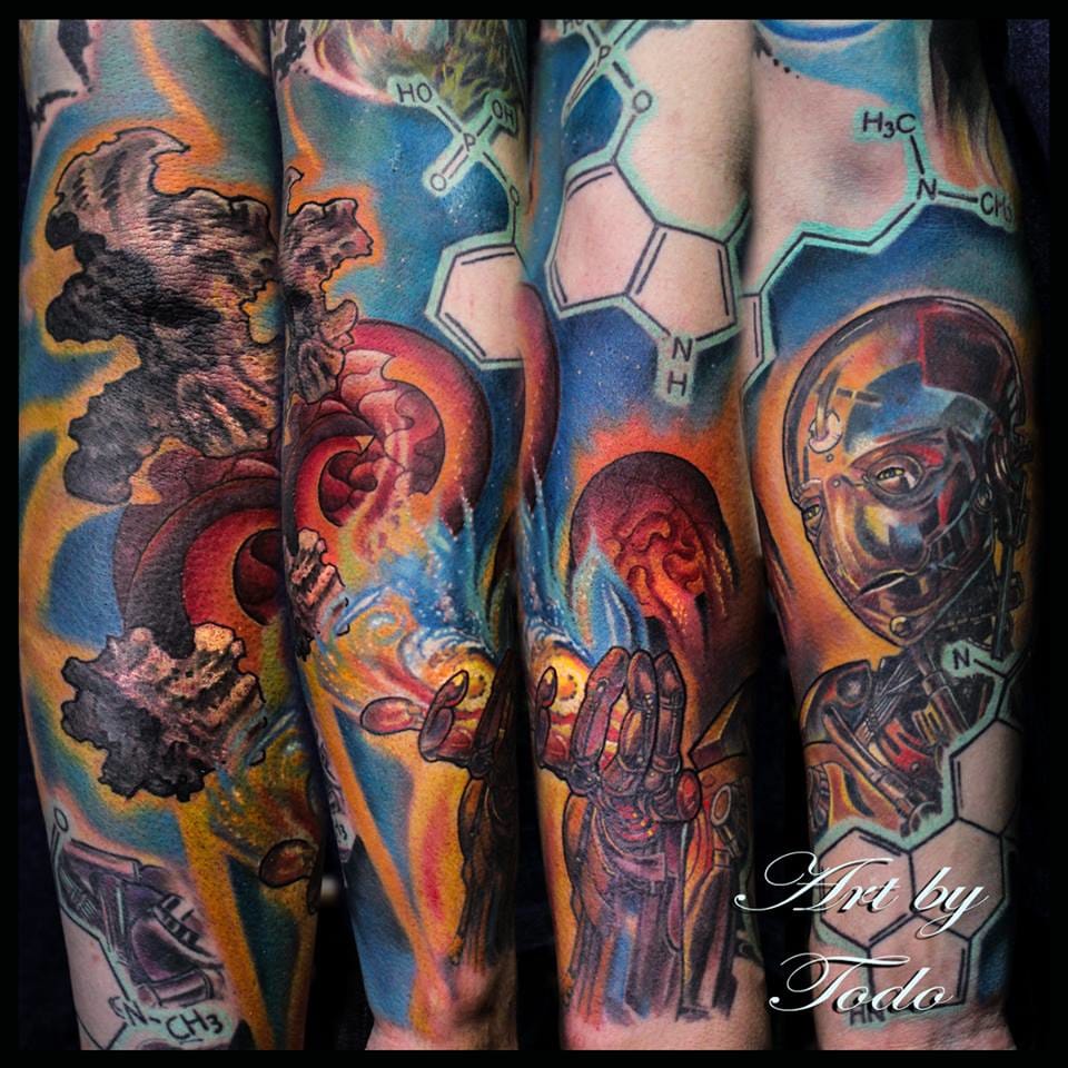 16 Fascinating Android And Robot Tattoos Tattoodo