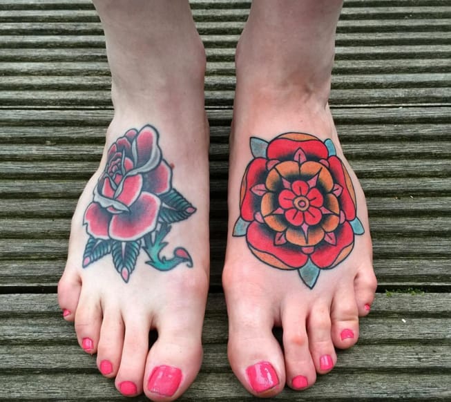 English Emblems: The Heraldic Tudor Rose Tattoo | Tattoodo