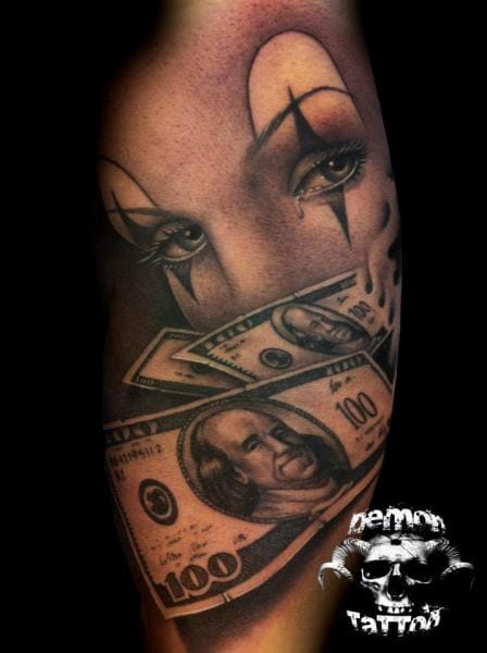for tattoo money logo Hustlas  Money Tattoodo Cash Tattoos 10 Cold For