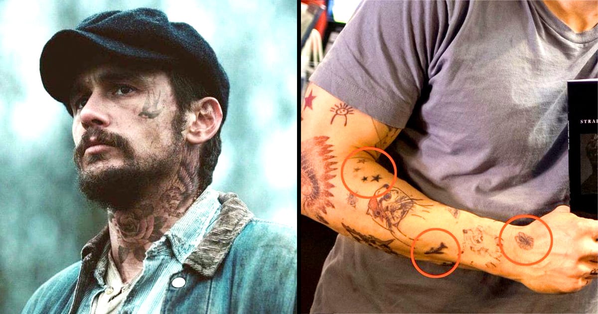 James Franco Rocks Fake Tattoos At Signing For New Book ...