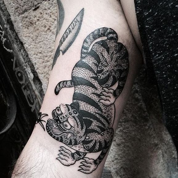 Inspiring Korean Tiger Tattoos By Apro Lee Tattoodo.